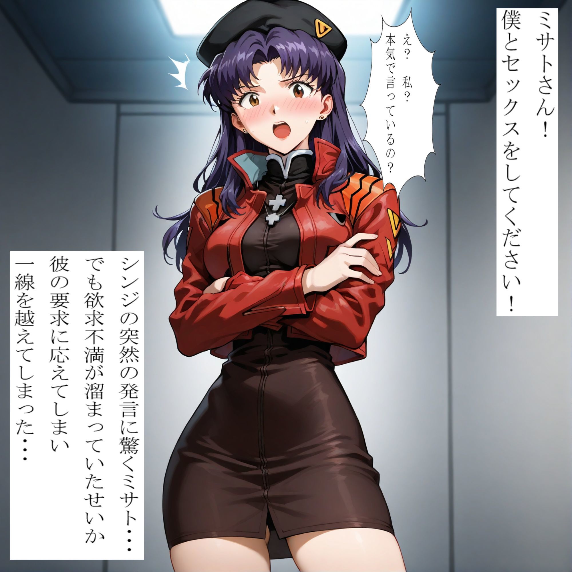 サンプル画像1:ミサト先生のエッチな個人授業？(エロエロ漫画研究所) [d_671070]