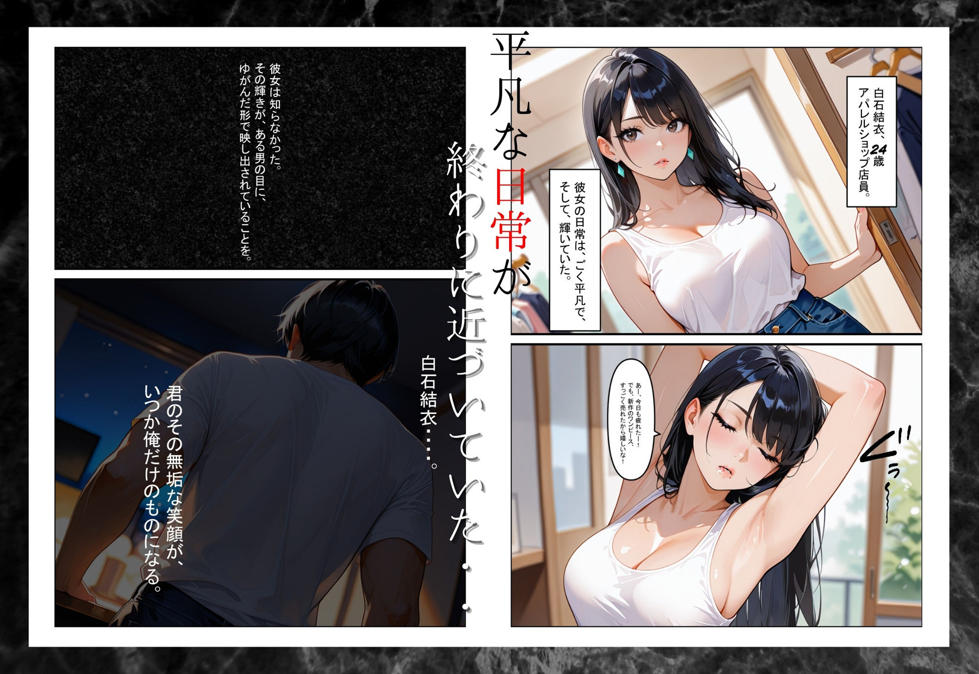 サンプル画像1:ツンデレ美女が見ず知らずの男に飼われ、精神崩壊し言いなりペットになったおはなし。(ganzo) [d_671917]