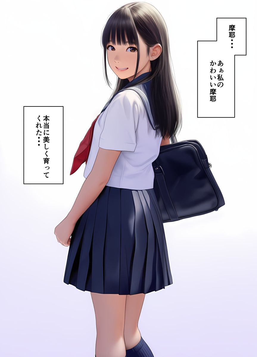 サンプル画像1:実の娘を眠らせ生ハメ中出しする話。(閃光中年) [d_672142]