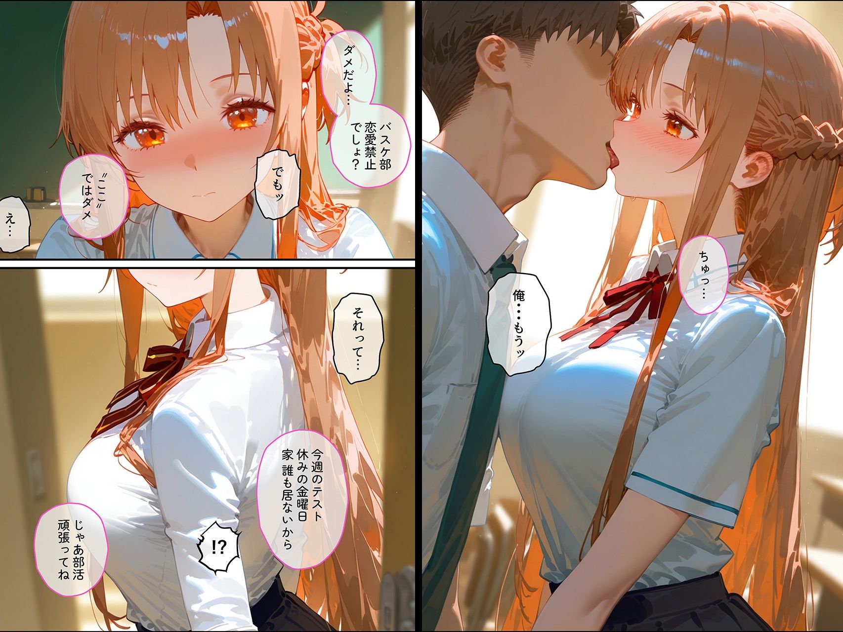 サンプル画像1:【結城明◯奈】俺の大好きな清楚彼女が寝取られ快楽堕ちする話(NTR王) [d_672523]