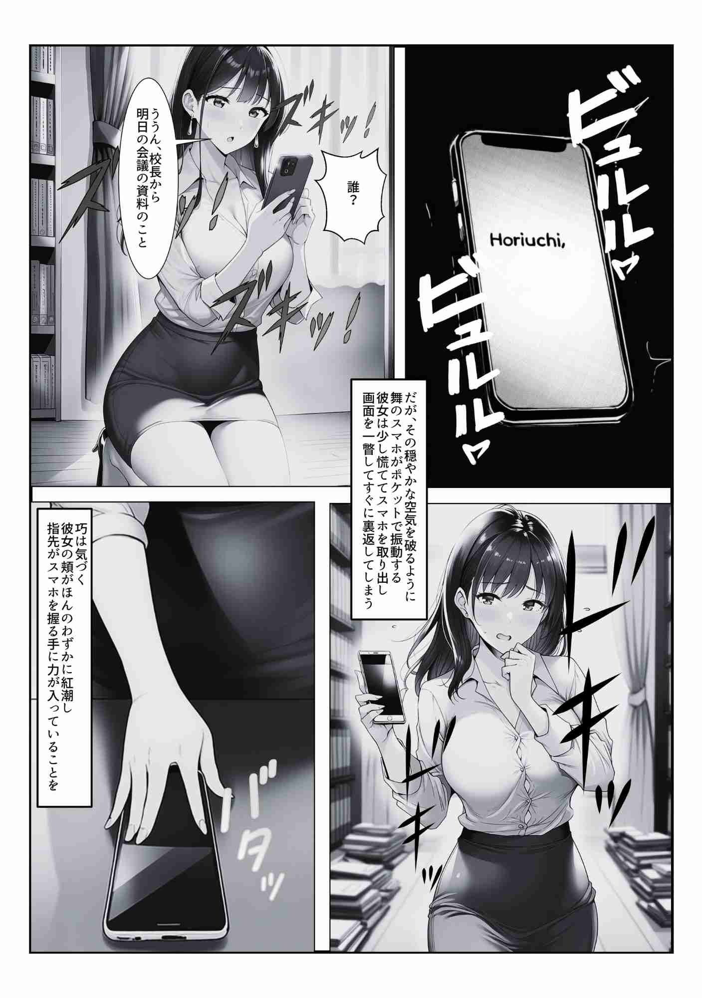 舞先生は俺の彼女だった筈なのに  気がつけば校長の棒シャブリ 画像6