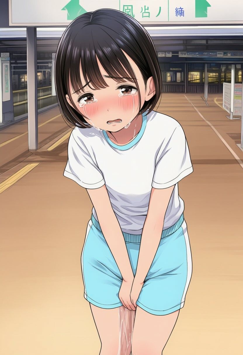 サンプル画像2:蒼月女子学園 演劇部新入生、涙の試練 〜駅前おもらし自己紹介〜(Oboro Nights) [d_672727]