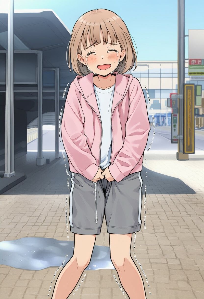 サンプル画像3:蒼月女子学園 演劇部新入生、涙の試練 〜駅前おもらし自己紹介〜(Oboro Nights) [d_672727]