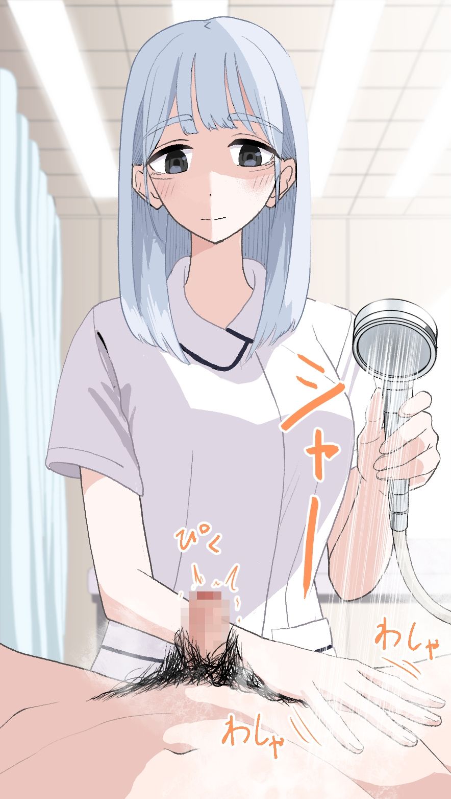 サンプル画像2:陰部洗浄暴発6(マンボー) [d_673092]