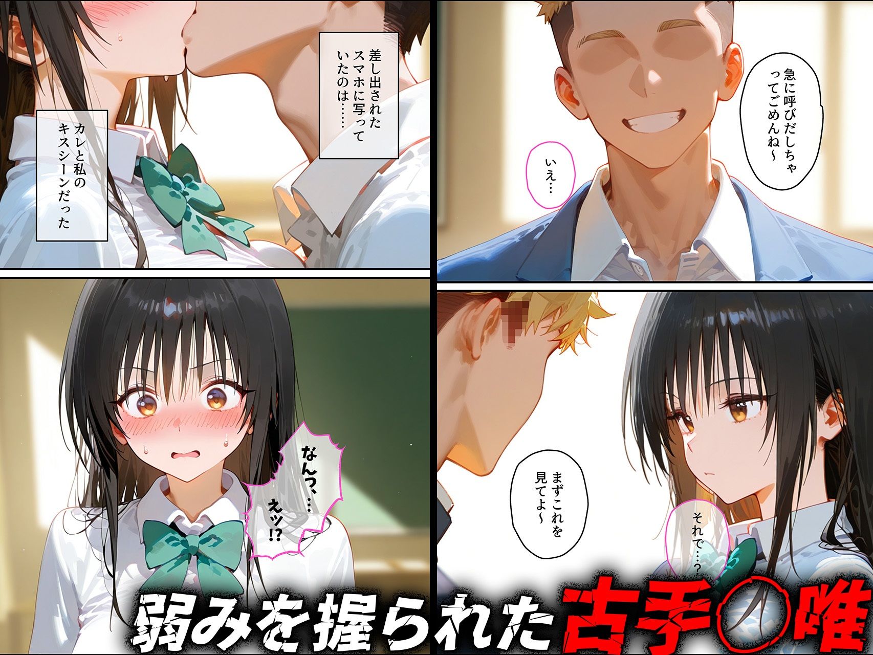 サンプル画像2:【古手◯唯】俺の大好きな清楚彼女が寝取られ快楽堕ちする話(NTR王) [d_673104]