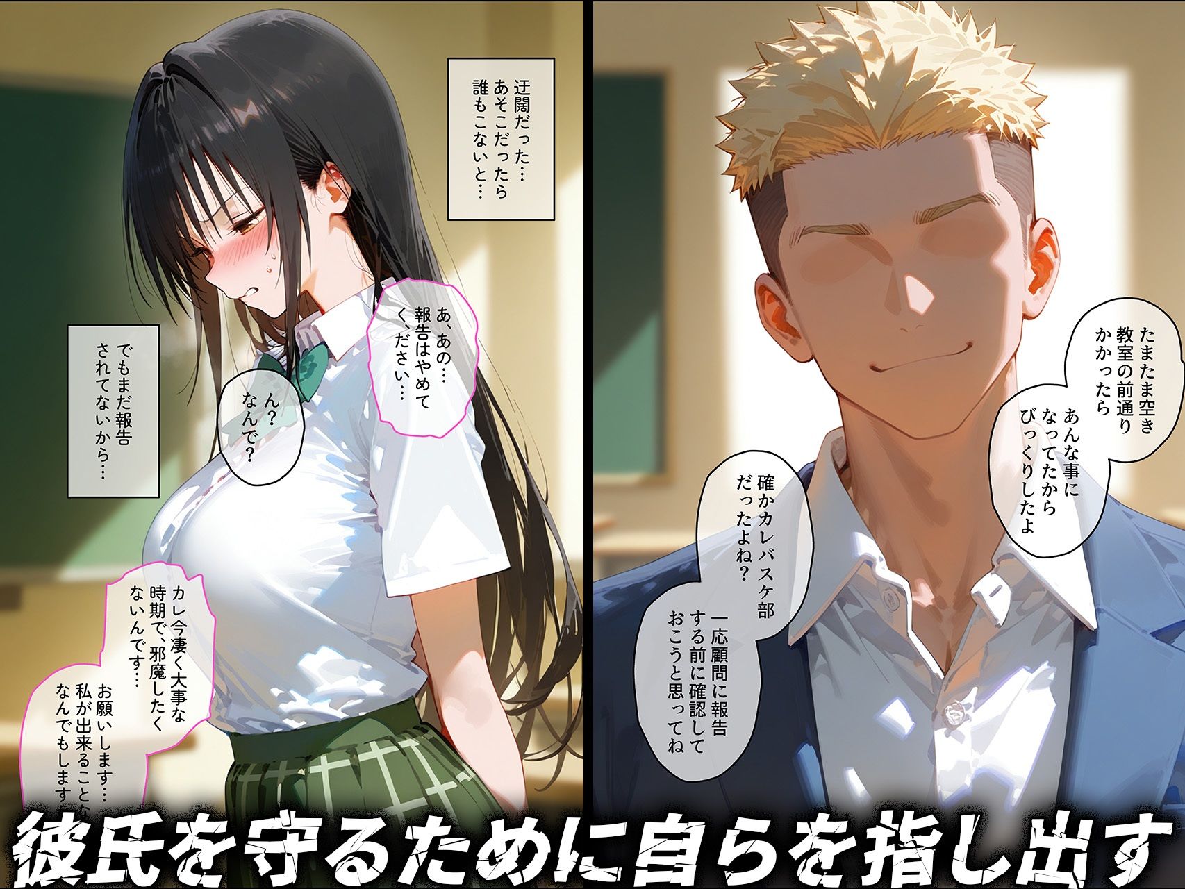 サンプル画像3:【古手◯唯】俺の大好きな清楚彼女が寝取られ快楽堕ちする話(NTR王) [d_673104]