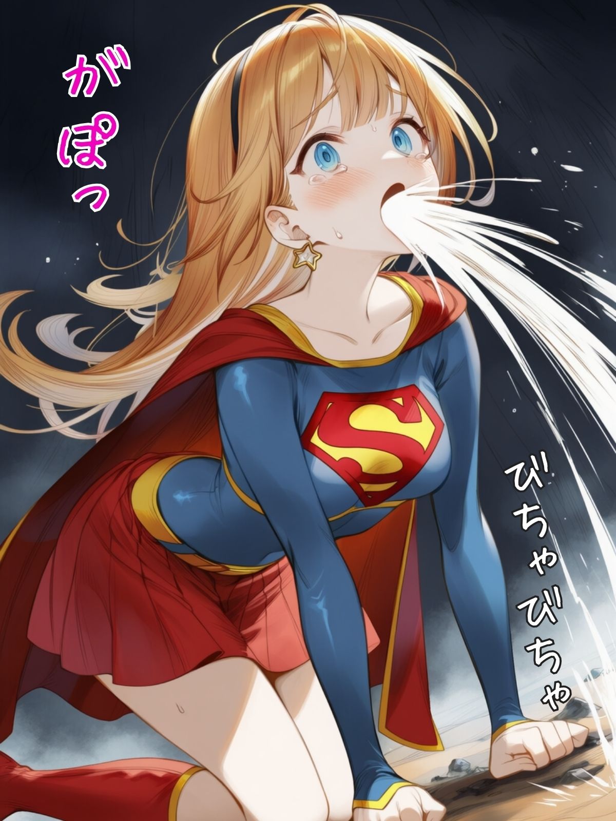 サンプル画像4:ヒロイン討伐No，3 スーパーヒロイン カレン(れい@AIフェチ絵) [d_673395]