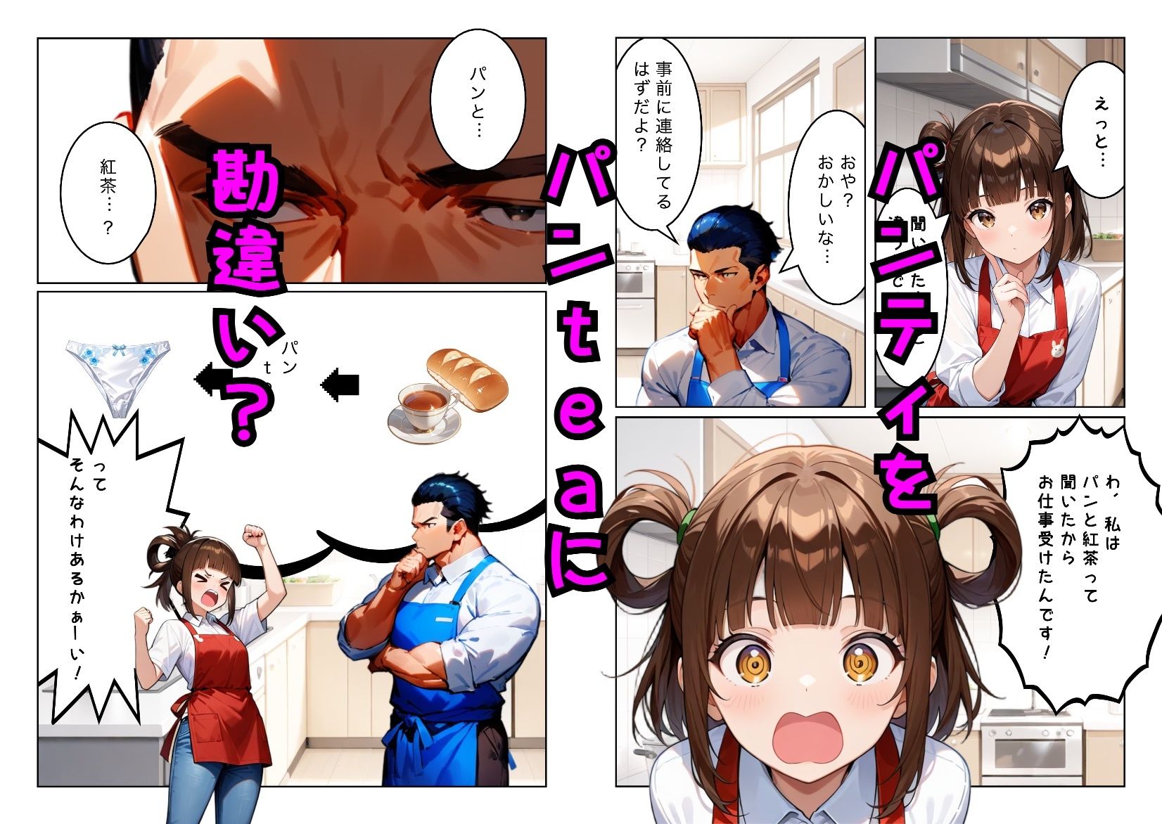 サンプル画像3:通販番組で食用パンティを販売したら放送事故とんでもないことになった話(パンティ大佐) [d_673473]