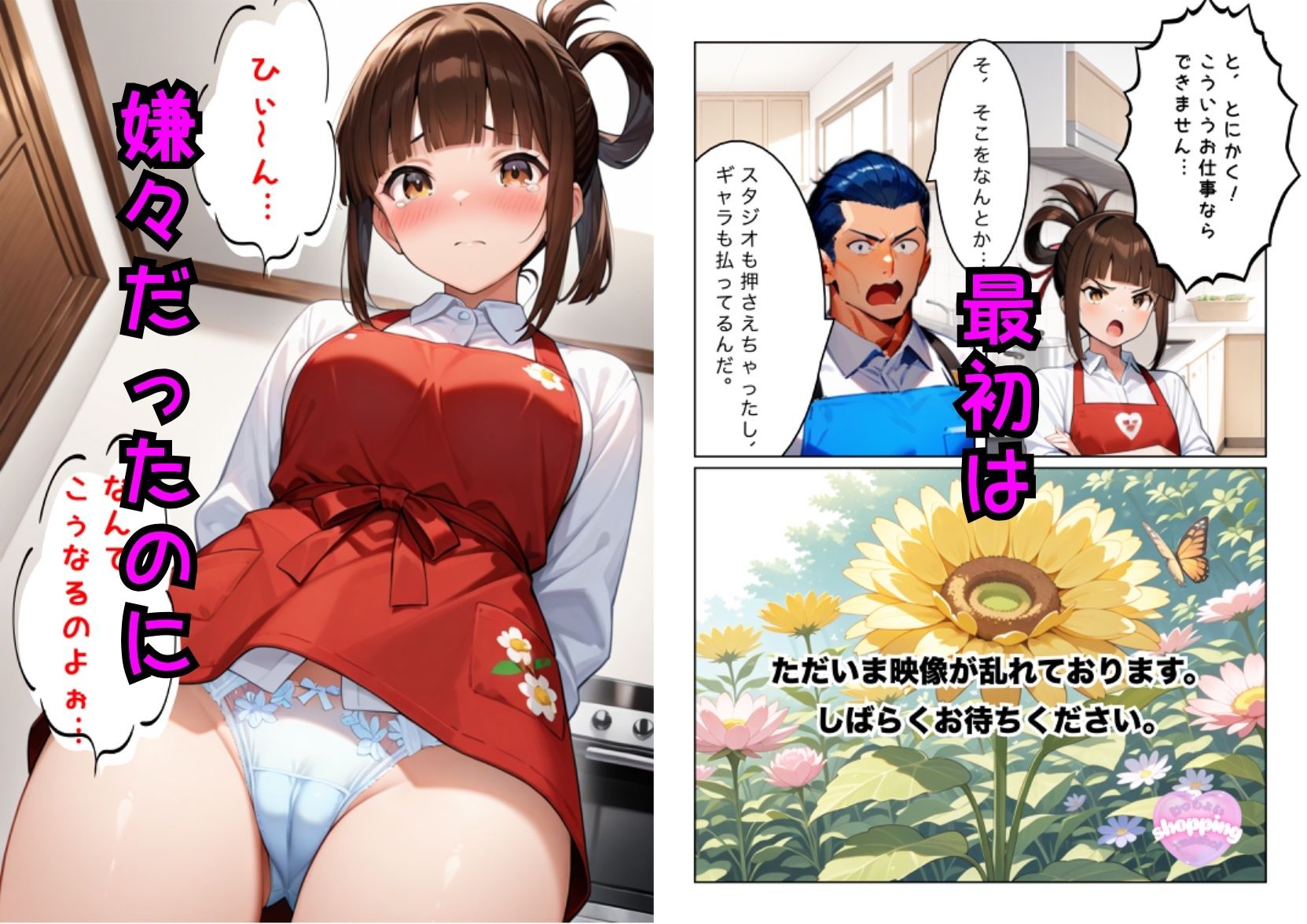 サンプル画像4:通販番組で食用パンティを販売したら放送事故とんでもないことになった話(パンティ大佐) [d_673473]