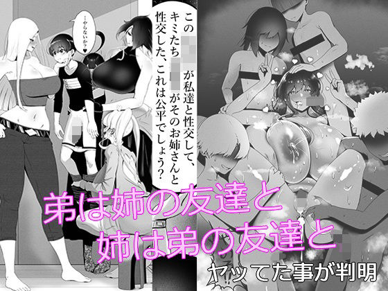 姉の友達とヤッていた弟は、姉が自分の友達とヤッていた事を知る
