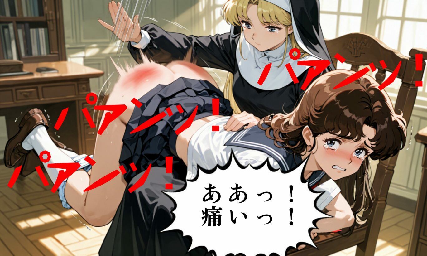 サンプル画像6:女子寄宿学校のシスターのお仕置き(紅月舎) [d_674179]