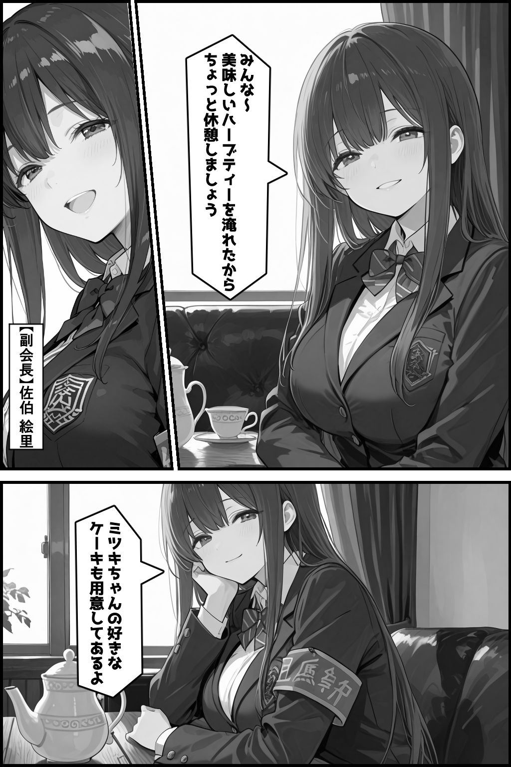 サンプル画像2:性徒会 〜誰にも言えない裏活動〜(愛罠（ai_wanna_）) [d_674193]