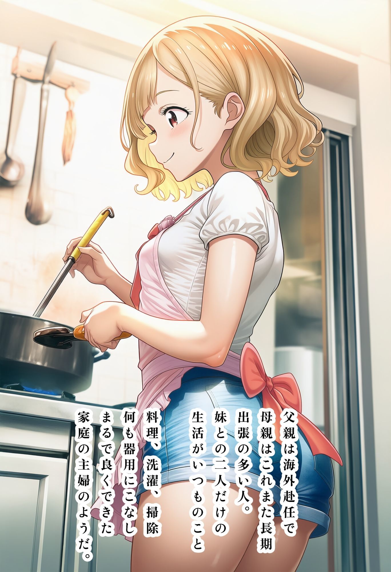 サンプル画像3:お兄ちゃん、私のことが好き？(智之) [d_674228]