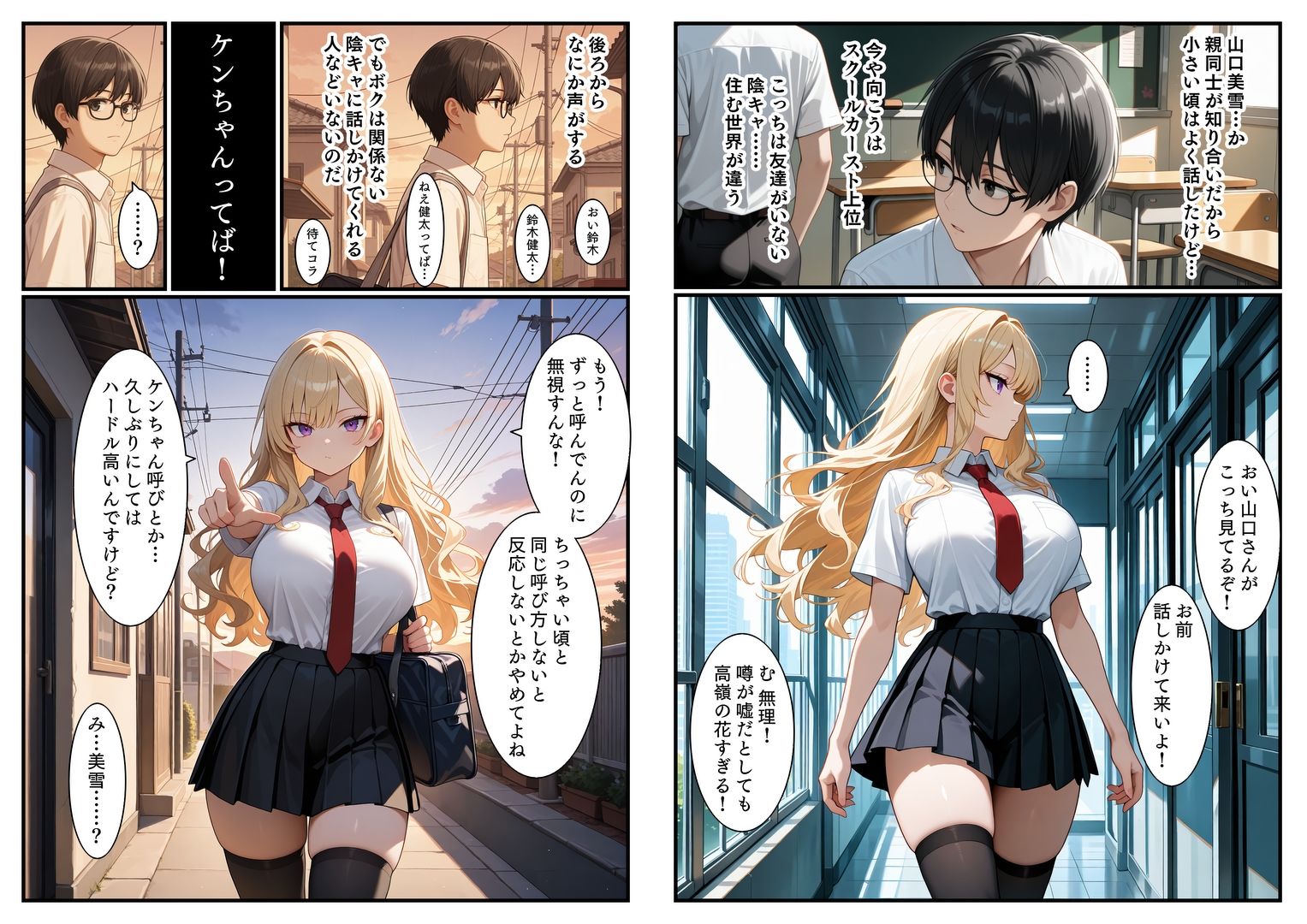 サンプル画像3:童貞禁止法のお陰で幼なじみのギャルとSEXした(エロ漫画専門店・南国ピンク) [d_674269]