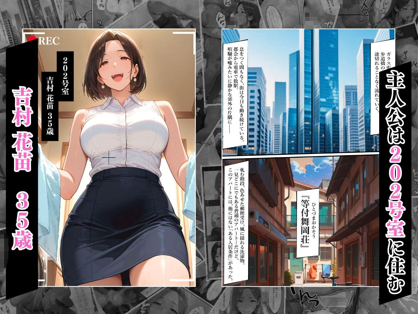 【4K高画質】人妻限定アパート 202号室 吉村花苗 〜大家のペットになった日編〜 画像4