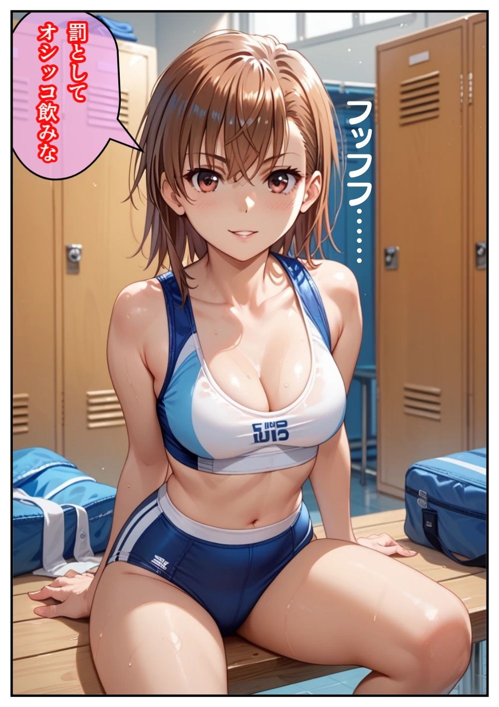 美琴のロッカールーム貸し切りSEX 画像2
