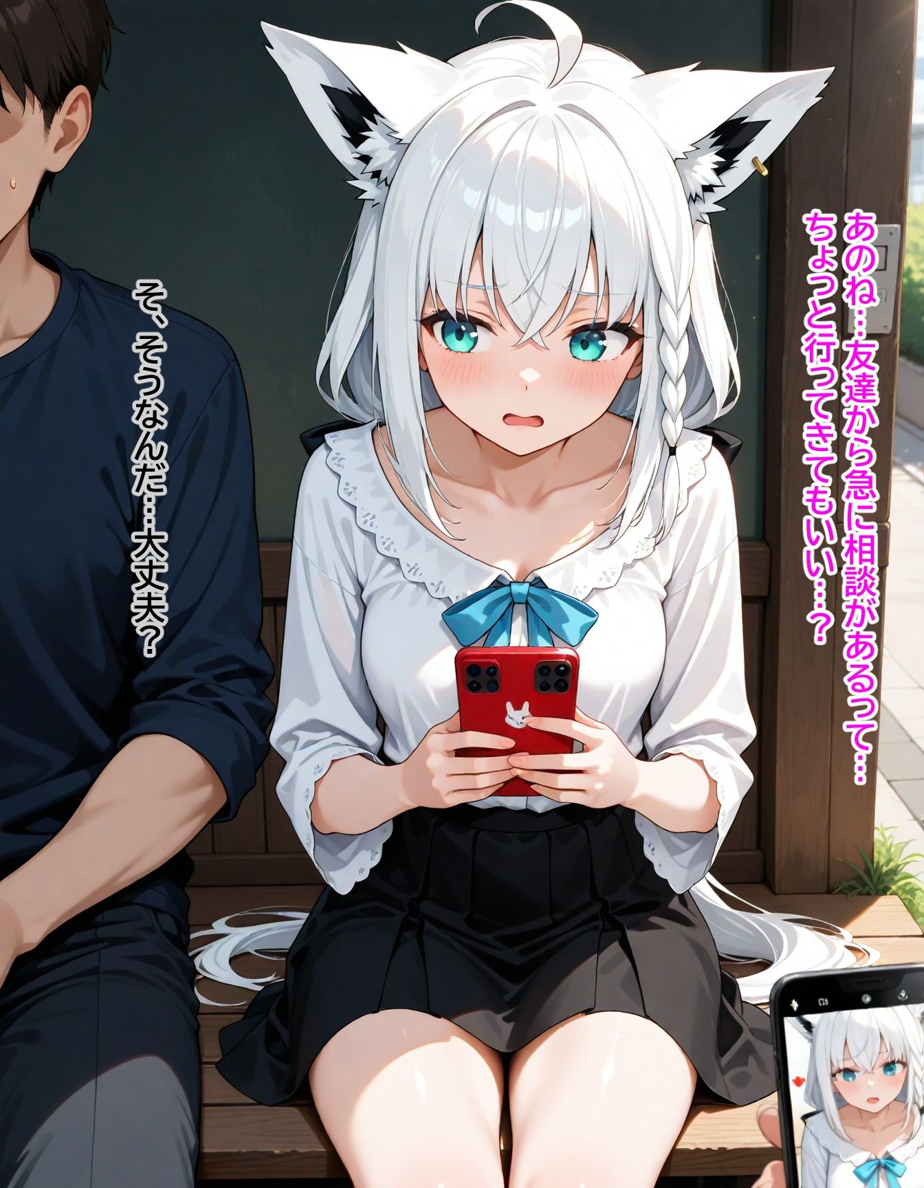 サンプル画像5:白上フ〇キ  〜浮気チンポに溺れても、彼のことが好き〜(からあげ) [d_675108]