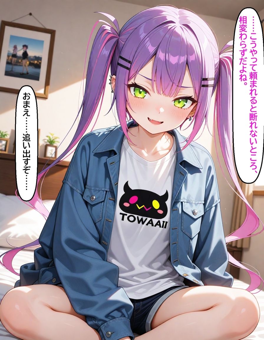 サンプル画像1:常〇トワ  ツンデレなトワがイキまくって中出しされる話(からあげ) [d_675141]