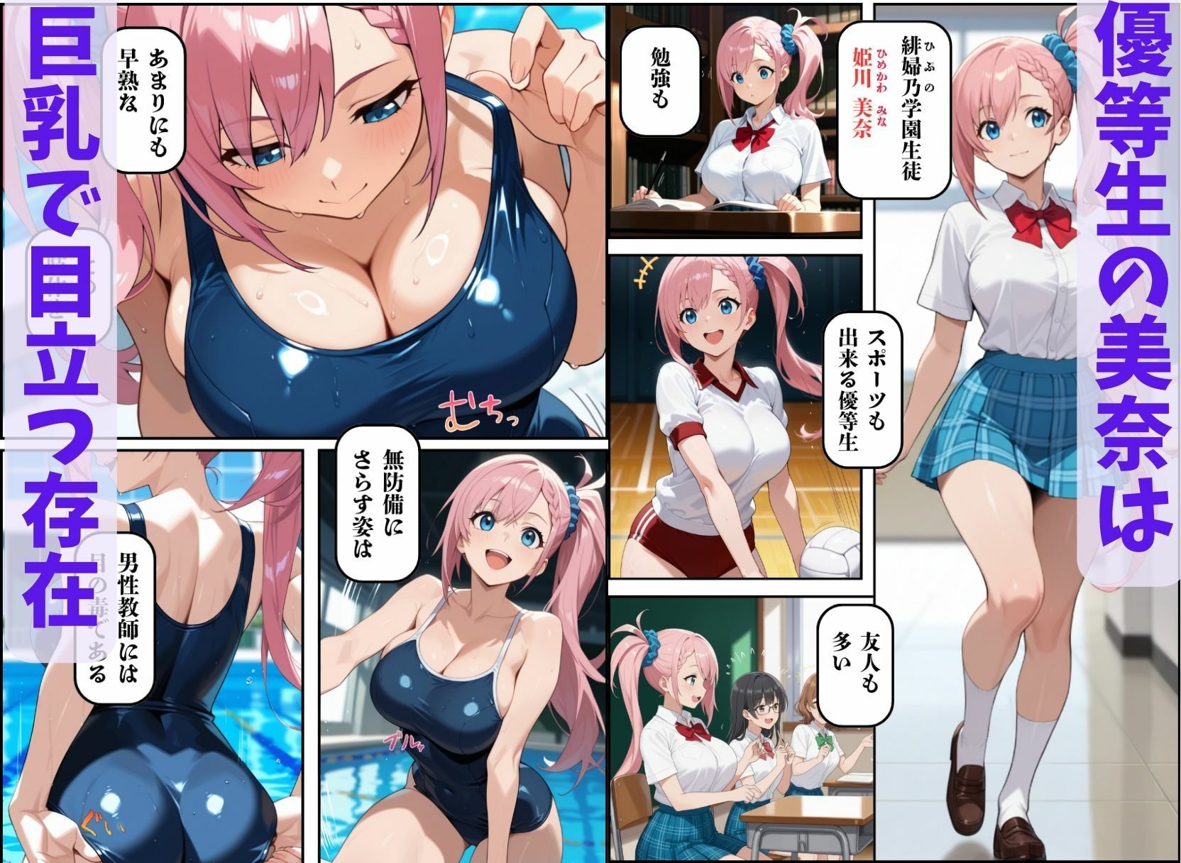 催●教室  〜巨乳JK洗脳催●〜 画像1