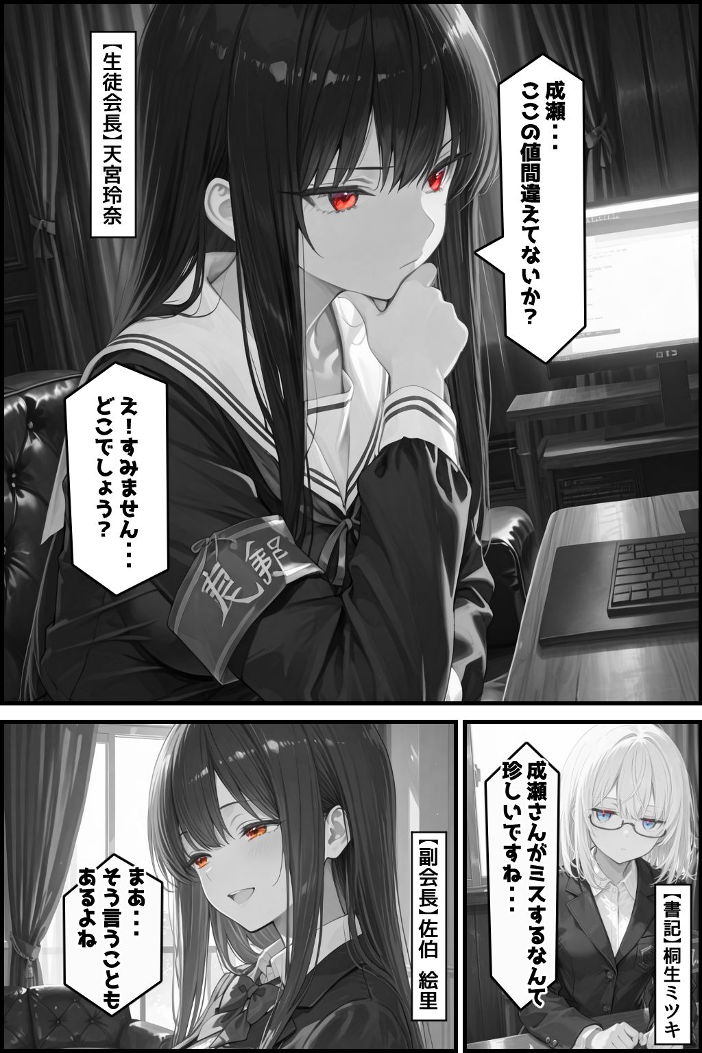 サンプル画像1:性徒会 2  〜私とも秘密の裏活動〜(愛罠（ai_wanna_）) [d_675948]