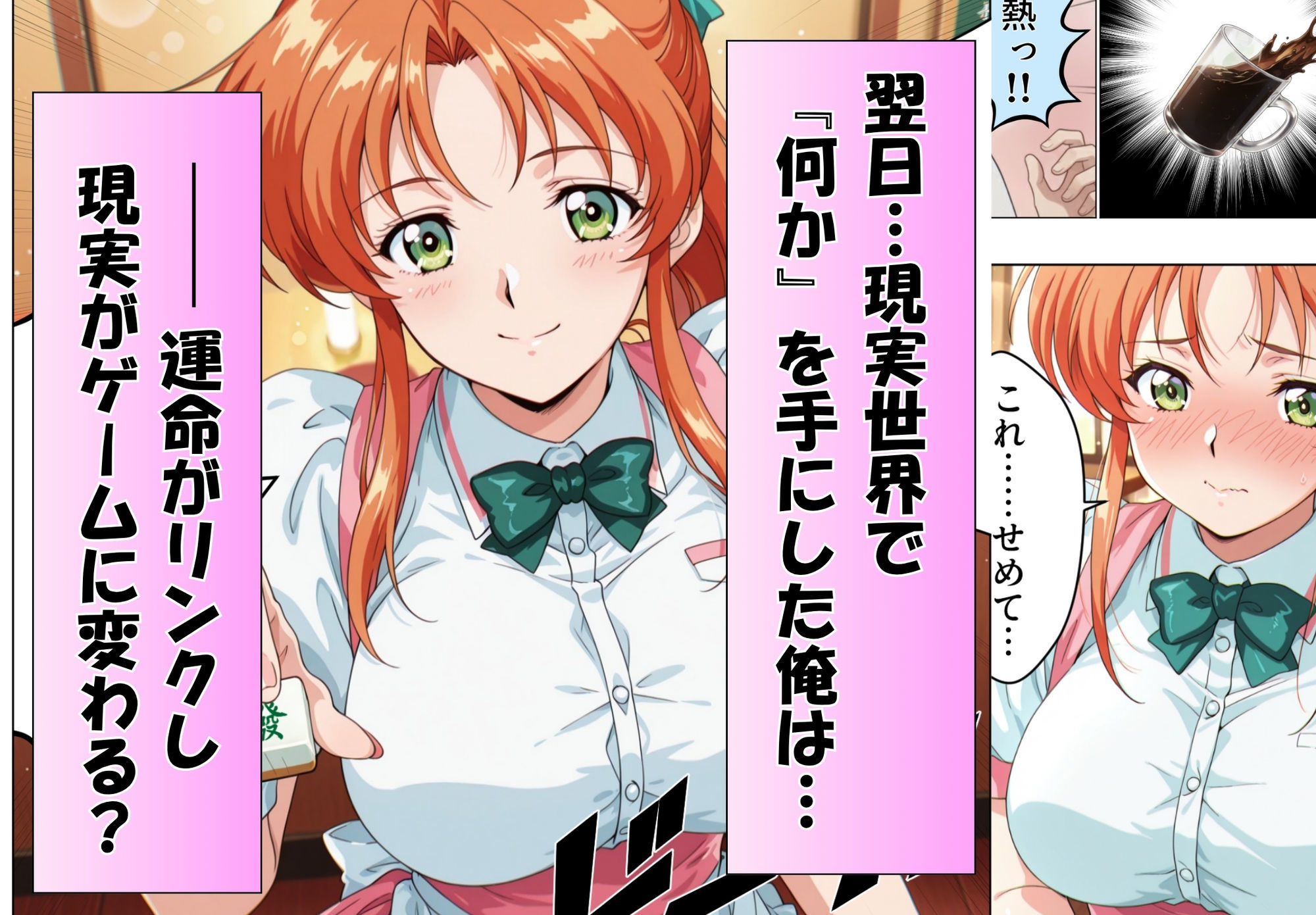 サンプル画像4:脱衣麻雀で勝負してもらっていいですか？最後のロマンス編  Vol.1(ちっぱいですがなにか) [d_676754]