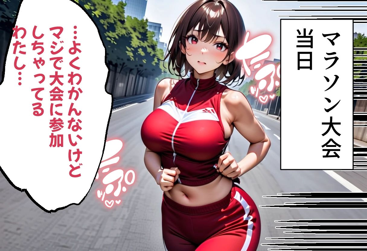 サンプル画像2:足パパがイク！ 人妻マラソン大会編(コーンパン) [d_676837]