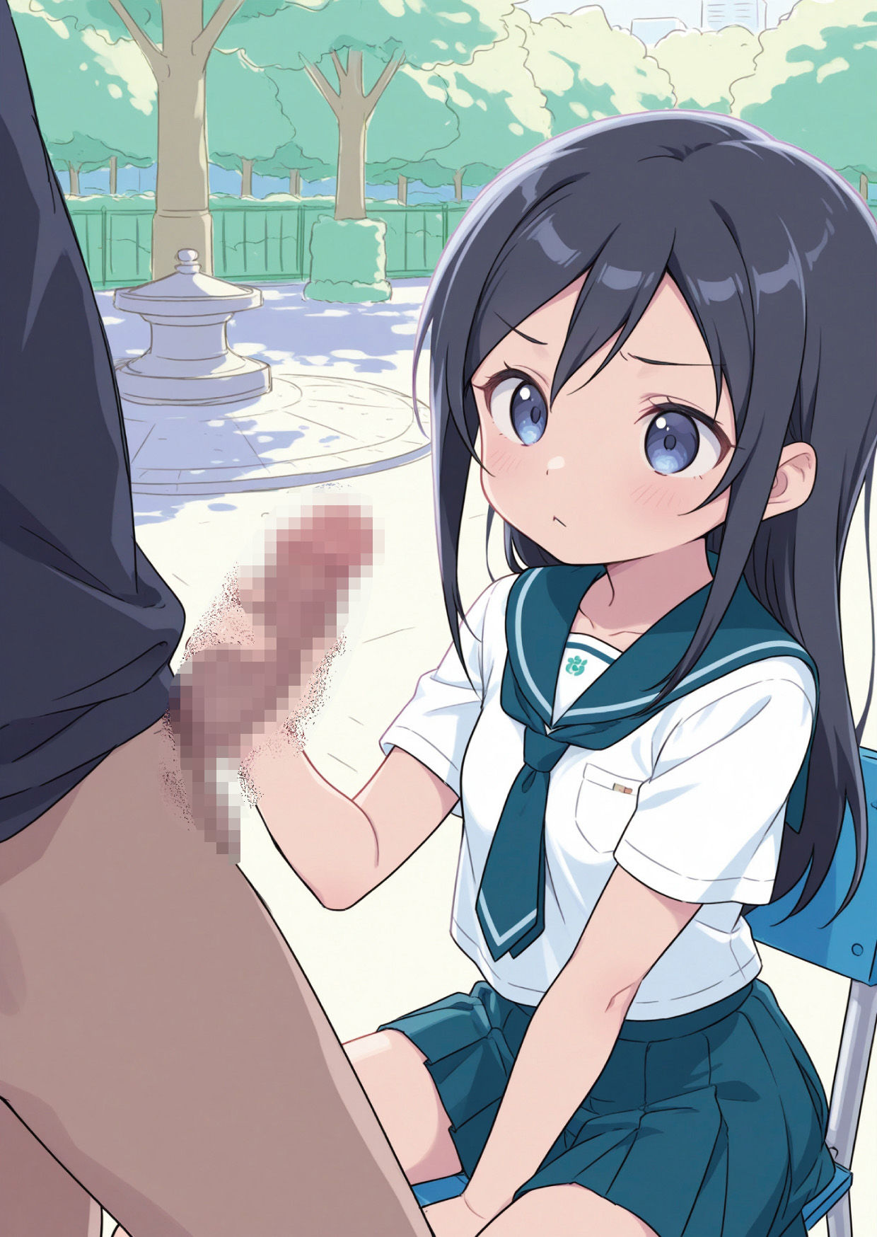 サンプル画像2:真面目で潔癖な●〇〇モデル様がホームレス相手に手コキボランティアなんてするハズがない。(DoCoZo) [d_677029]