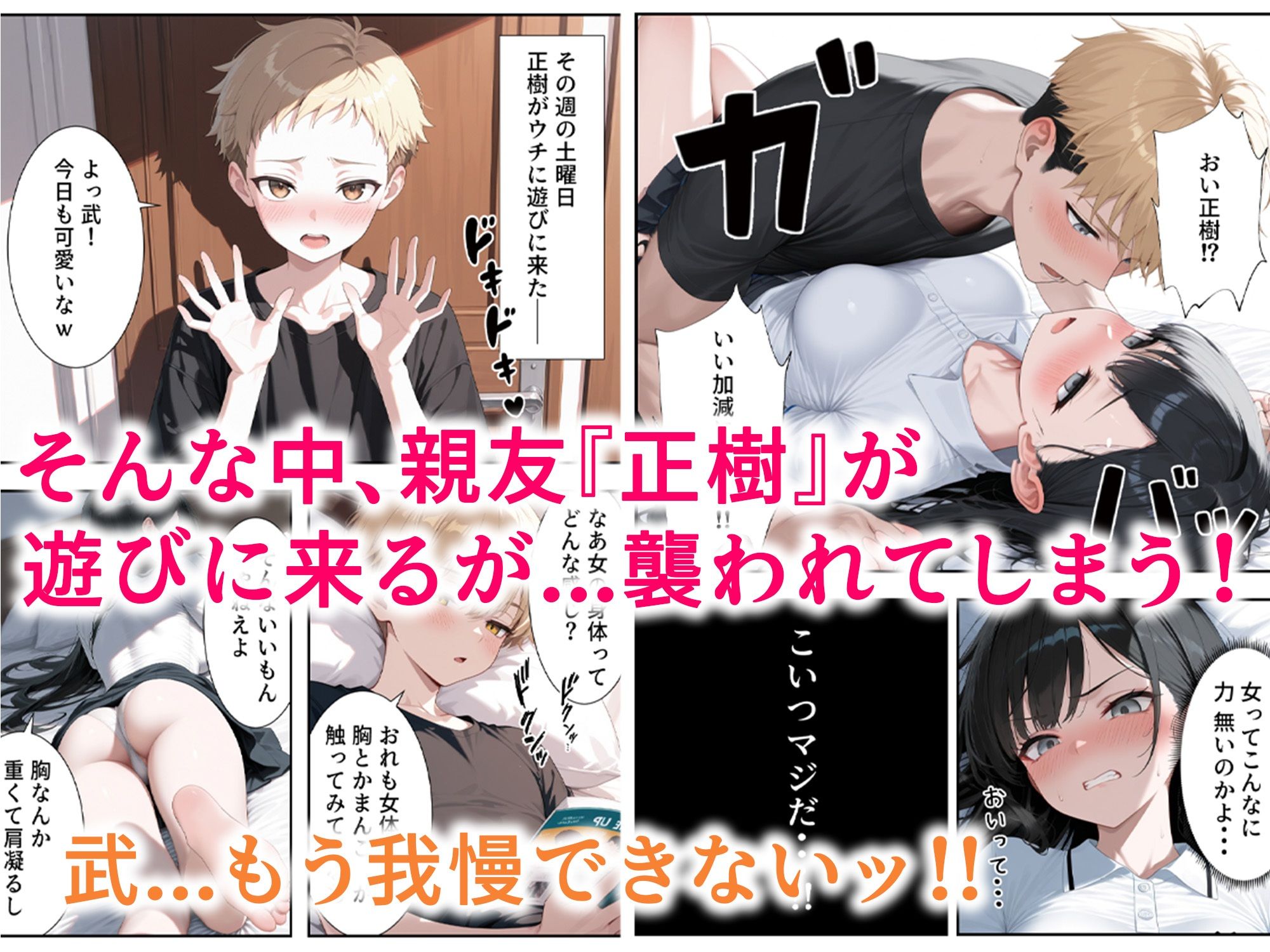 サンプル画像4:今年も女体化の季節がやってきました(だぶるクリっく) [d_677437]