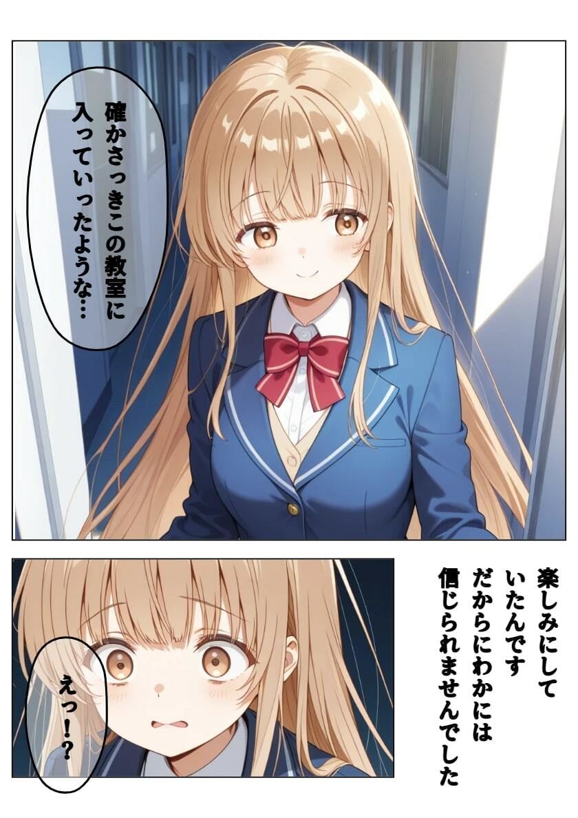 サンプル画像2:イケメン転校生に寝取られた天使様(ピンクちゃん) [d_677511]