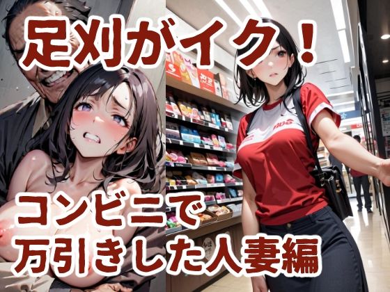 足刈がイク！  コンビニで万引きした人妻編