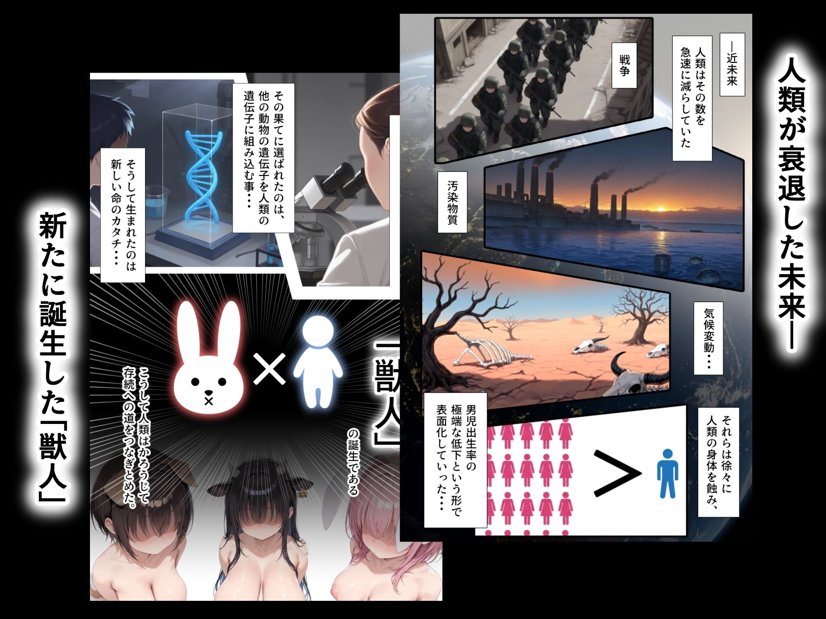 サンプル画像1:兎川ぴょんは発情しない(きょこーの王国) [d_678137]