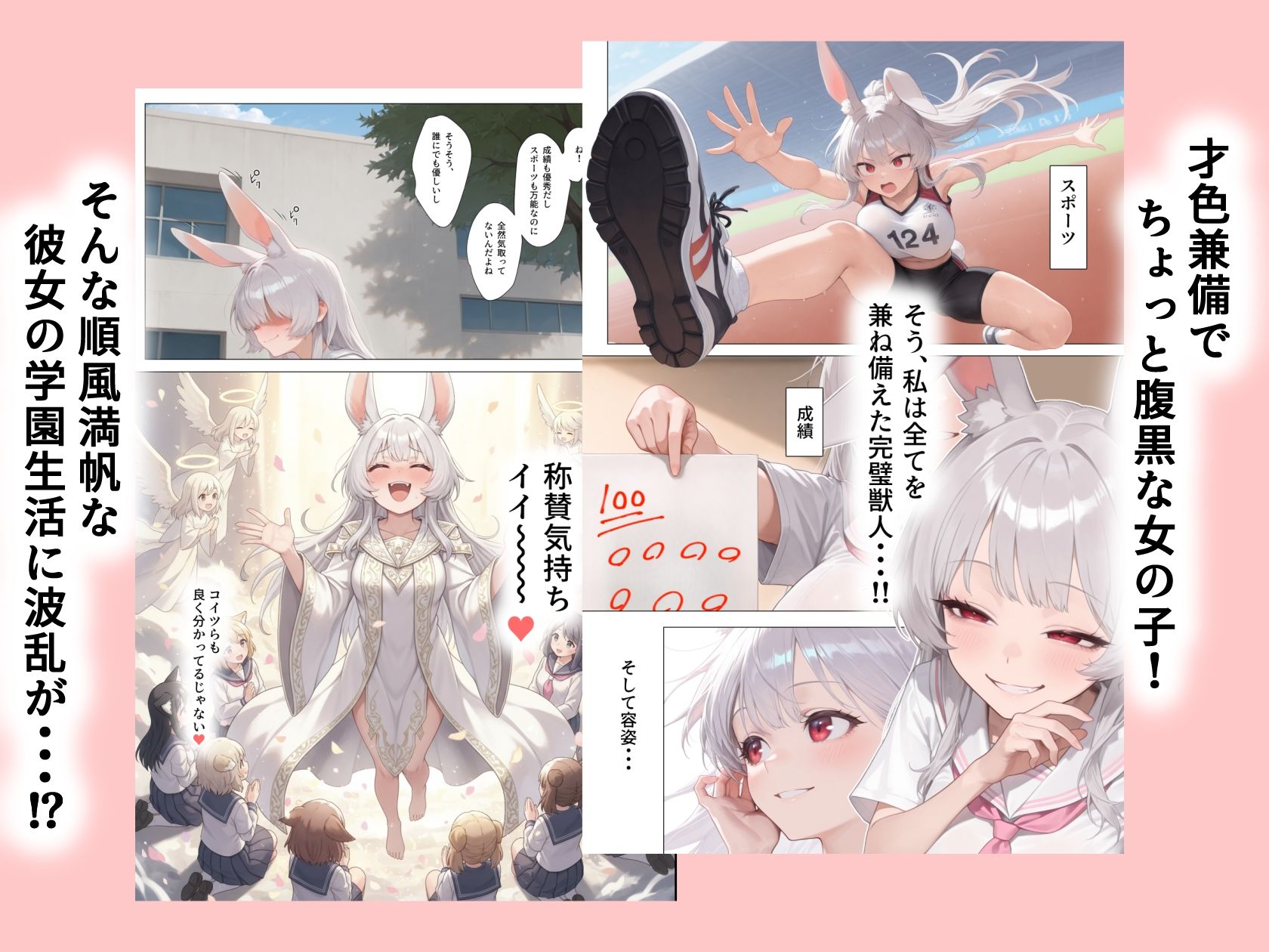 サンプル画像3:兎川ぴょんは発情しない(きょこーの王国) [d_678137]