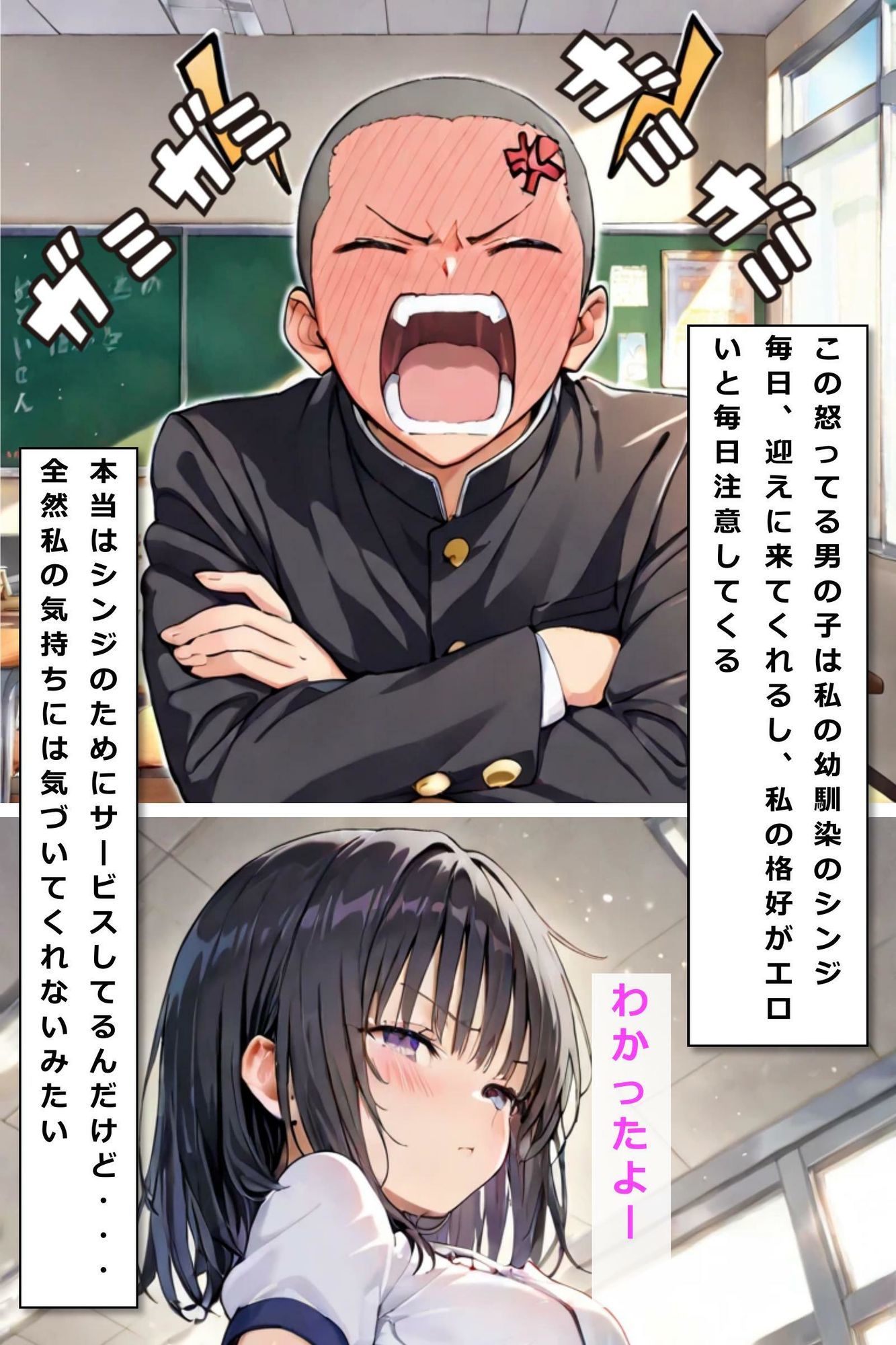 サンプル画像2:騙されてヌードモデルに？幼馴染を寝取られた話(hentaiedge) [d_678318]