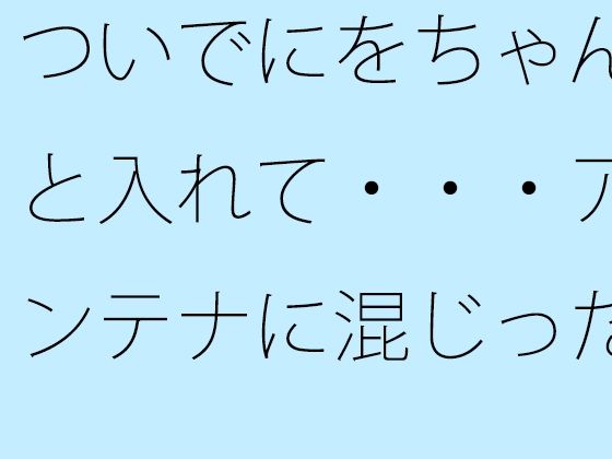 ついでにをちゃんと入れて・・・アンテナに混じった邪念を