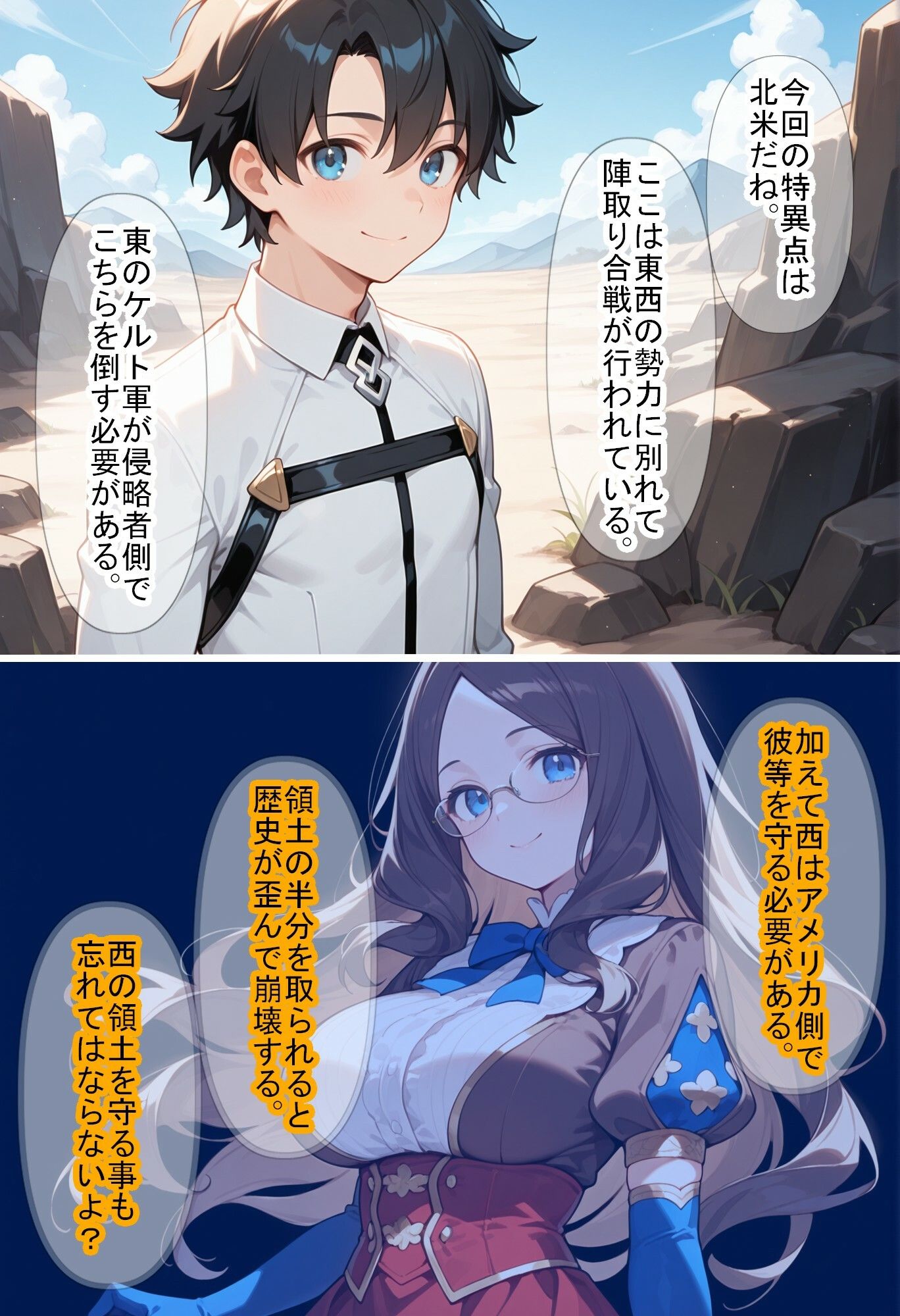 サンプル画像1:【F〇Oの世界に入ってしまったら？】〜女サーヴァントにエロい事し放題だった件〜 6(魔術師プロトン2D) [d_678697]