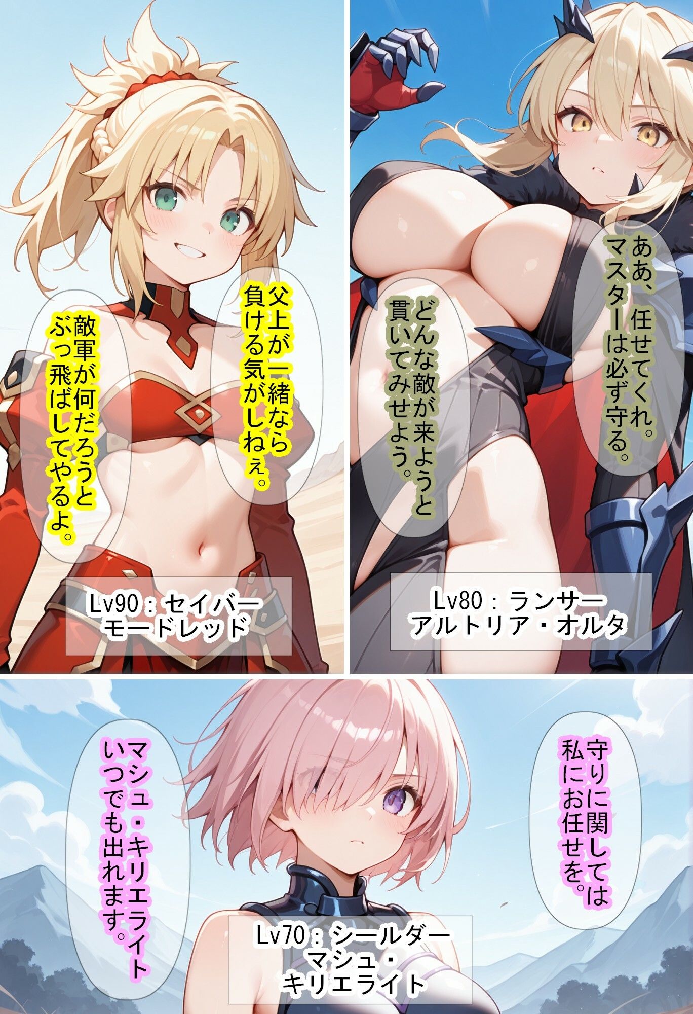 サンプル画像2:【F〇Oの世界に入ってしまったら？】〜女サーヴァントにエロい事し放題だった件〜 6(魔術師プロトン2D) [d_678697]