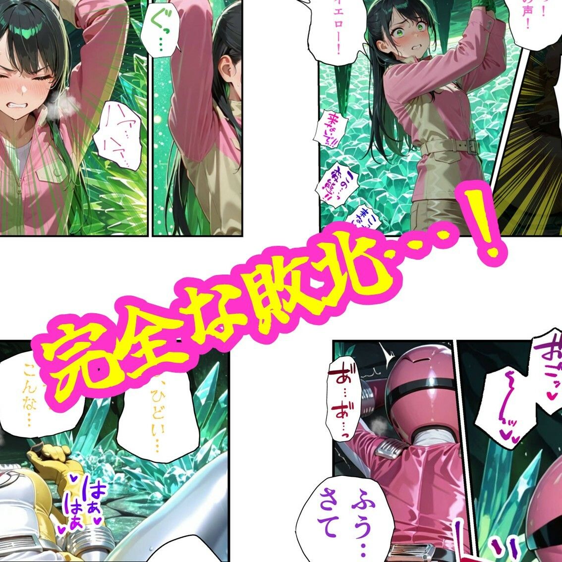 サンプル画像3:冒険少女完全敗北(AIヒロピン研究所) [d_678943]