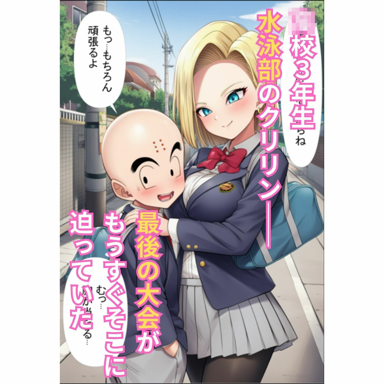 女教師ブルマと女子校生18号が僕のチンポを取り合う！   〜水泳部クリリンの中出し！トレーニング〜 画像1