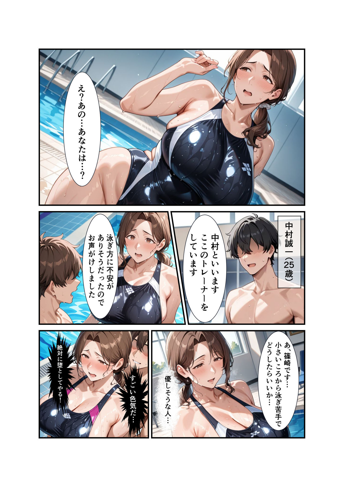 【無料エロ漫画】人妻快楽堕ち 〜夫に内緒の性的レッスン〜(みるくれいぷ。) d_679632