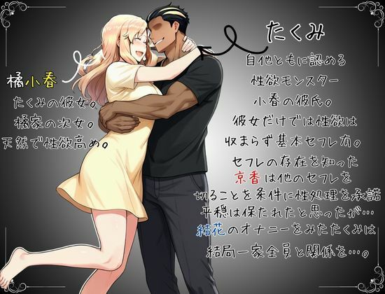 サンプル画像1:橘家の母娘丼 小春のチャラ彼巨チンにハマる話(かるぴすつゆだくで) [d_679658]