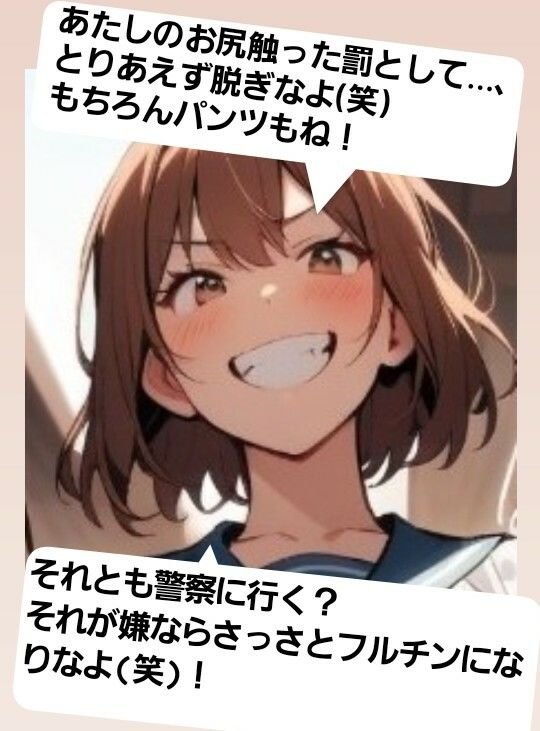 いじめっ娘倶楽部のSPH文庫 短小包茎くんいじめ  公園編 ある朝の通学電車で、有名進学校の軟弱男子君がチカンの疑いで捕まって… 画像2