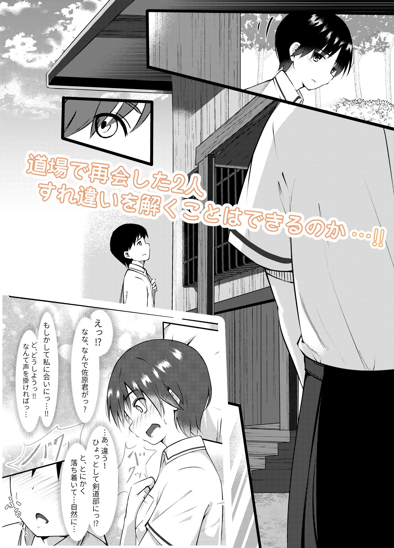 サンプル画像4:練習終わり、道場で…(ラムフィールド) [d_680186]