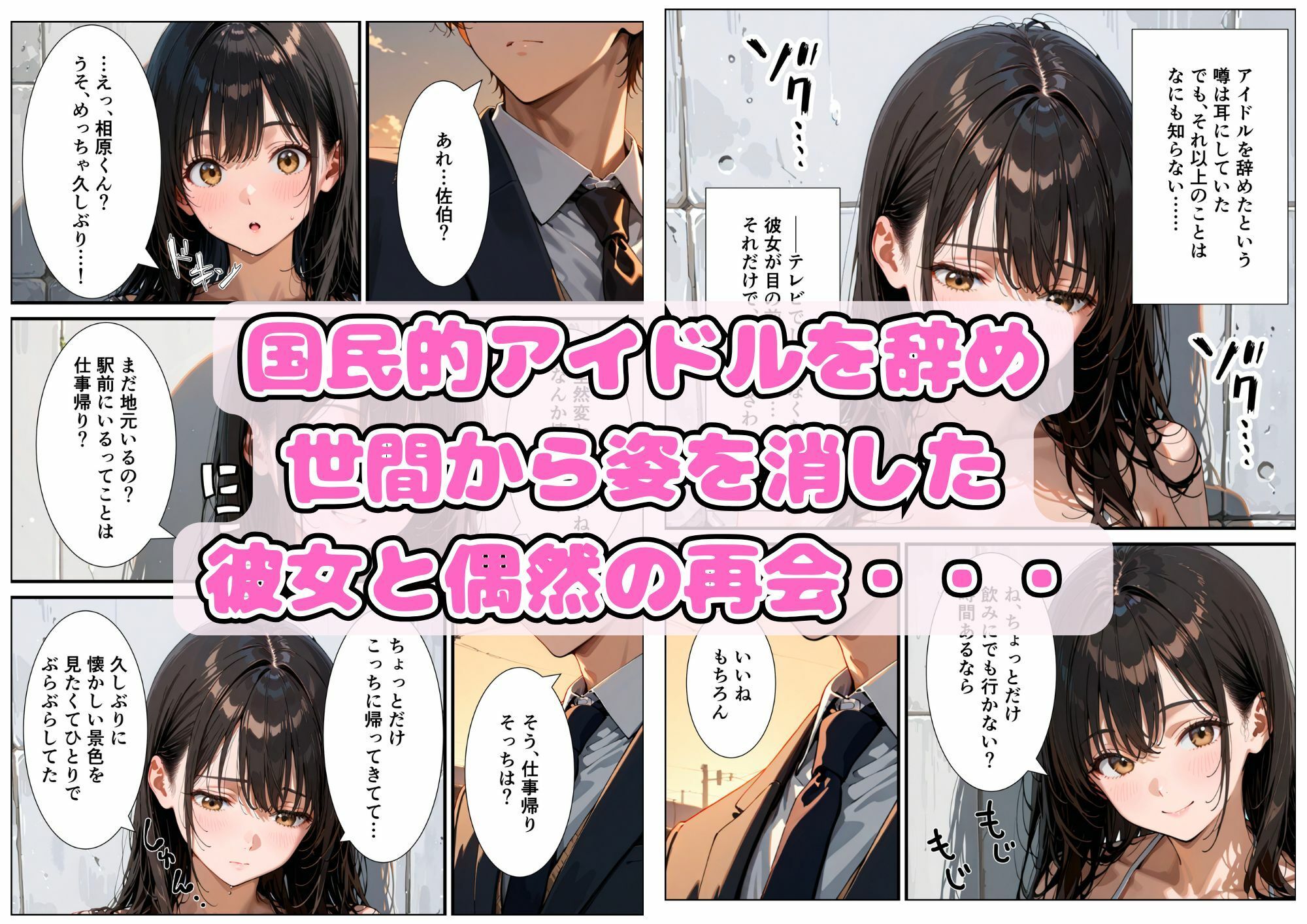 サンプル画像1:突然アイドルを辞めた爆乳同級生は、俺だけに心と身体をさらけ出す【体験版21P】(くろも！のドリームランド) [d_680563]