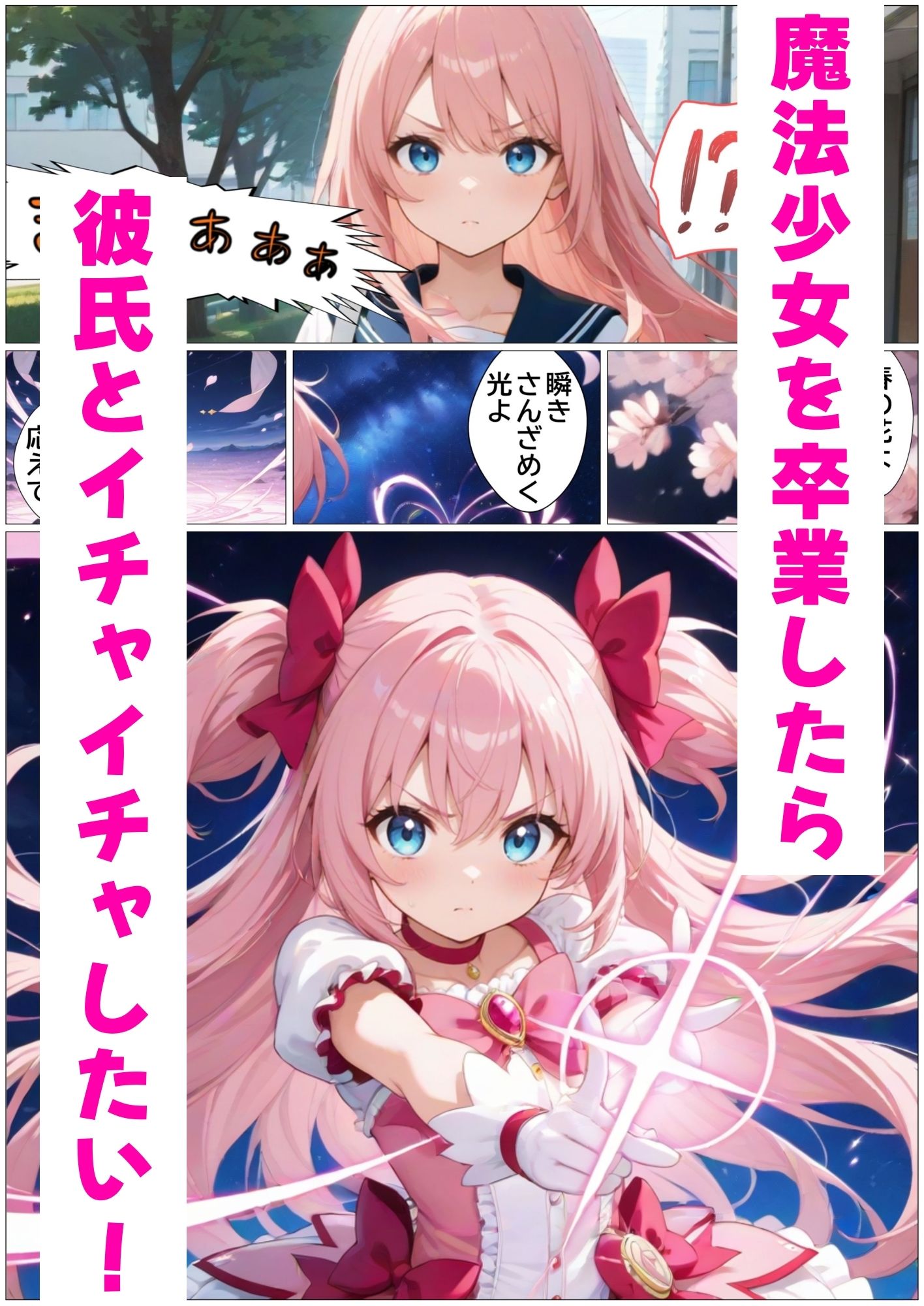 サンプル画像2:彼氏持ち魔法少女が敵の苗床になっちゃう話(黒猫Z) [d_680577]