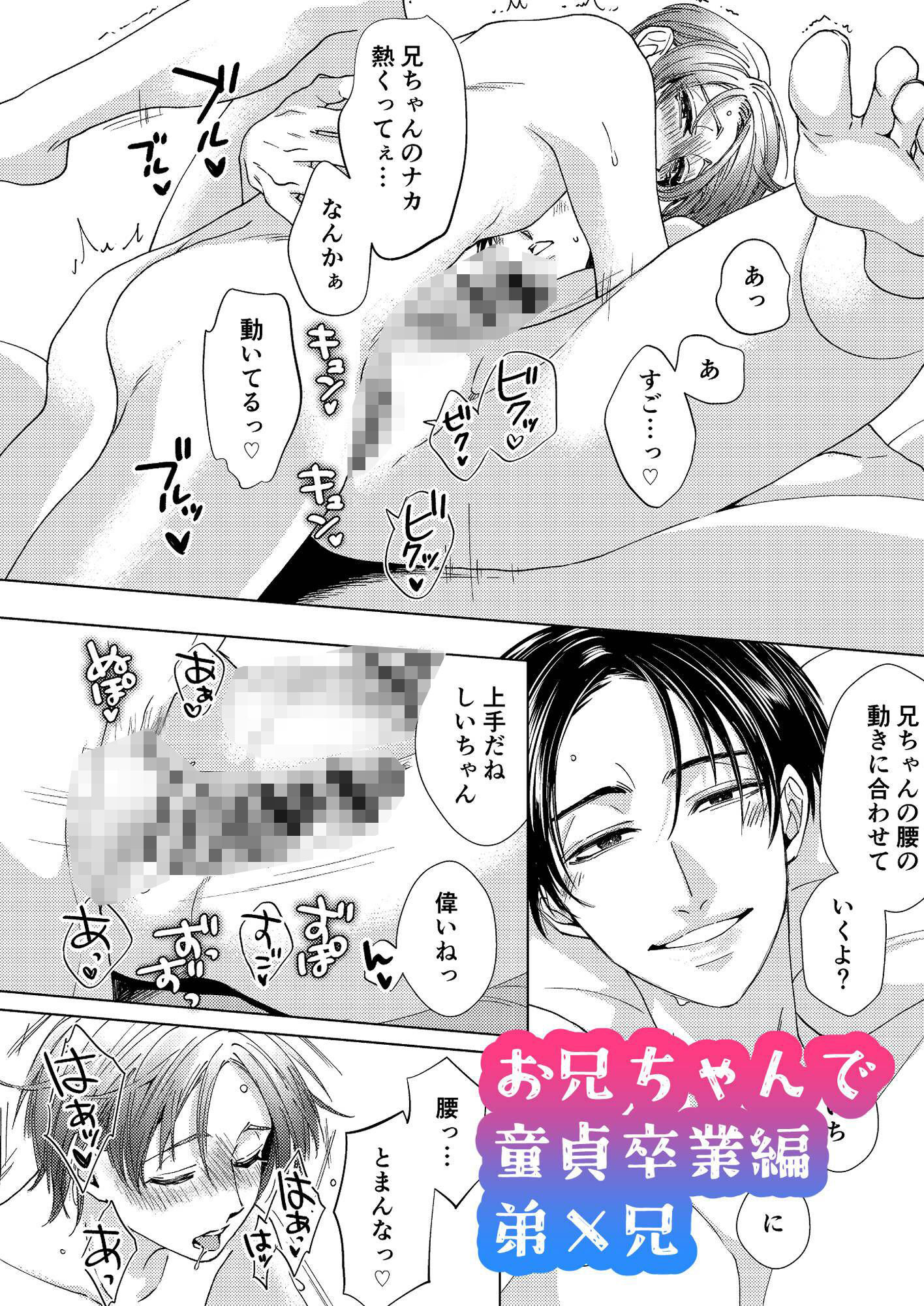 お兄ちゃんと両思い  毎日したい甘ラブ兄弟セックス  総集編 WildGoat エロ漫画3