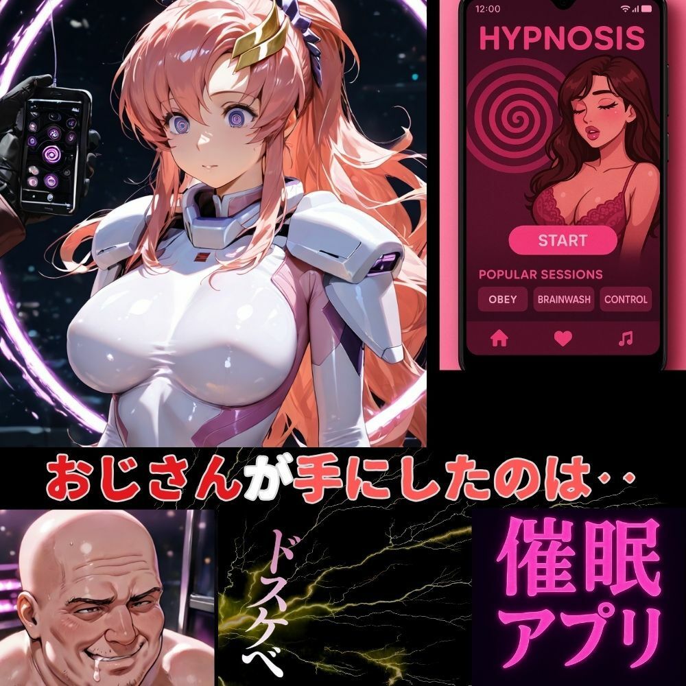 サンプル画像1:催●アプリ【制御不能】ラクス・クライン  理性崩壊、感情停止、命令実行(夢追い虫) [d_680686]