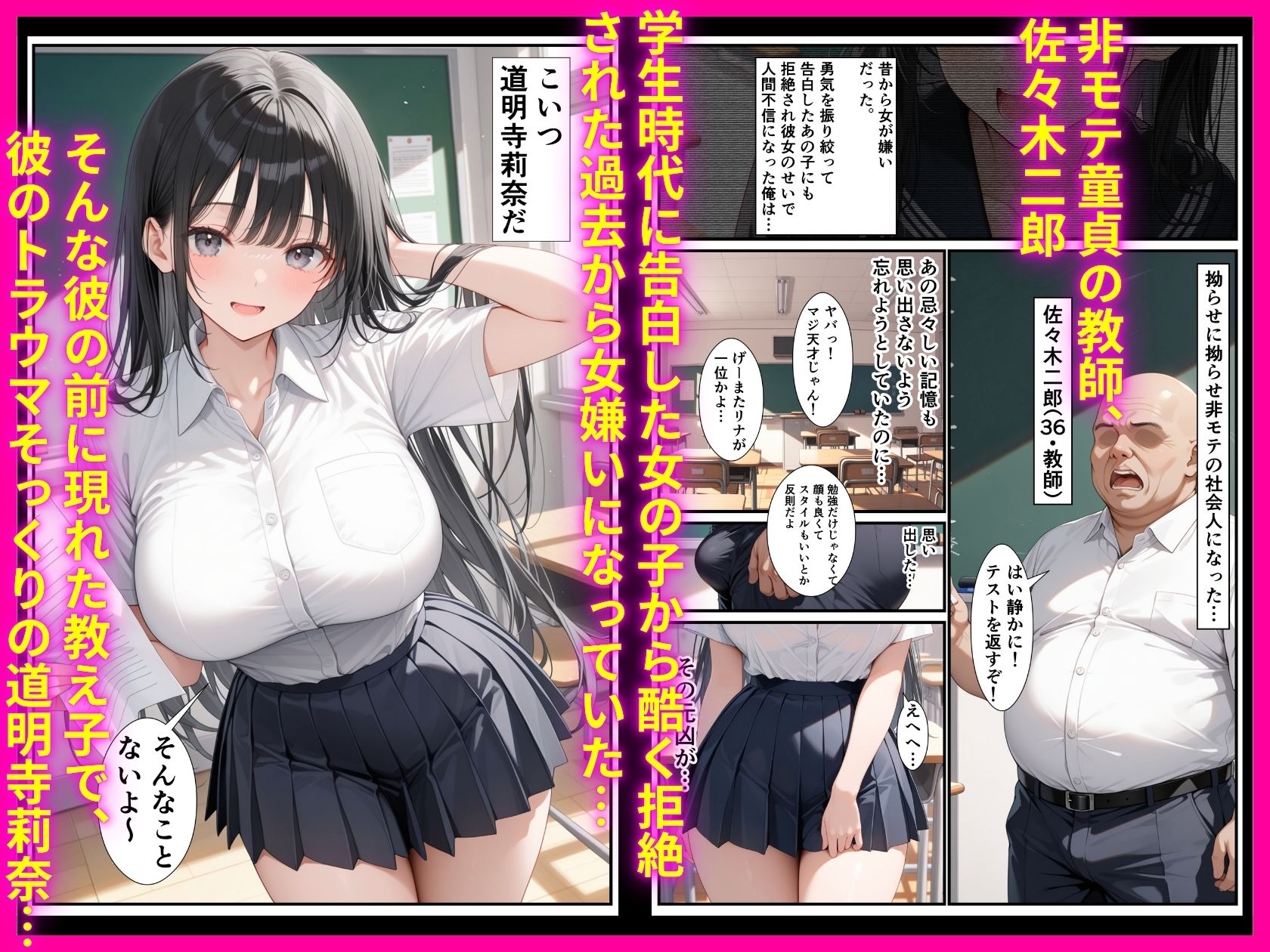 サンプル画像1:先生…責任とってくれますか？〜教え子と種付けセックスした日(令和狸合戦そいやっさ) [d_680814]