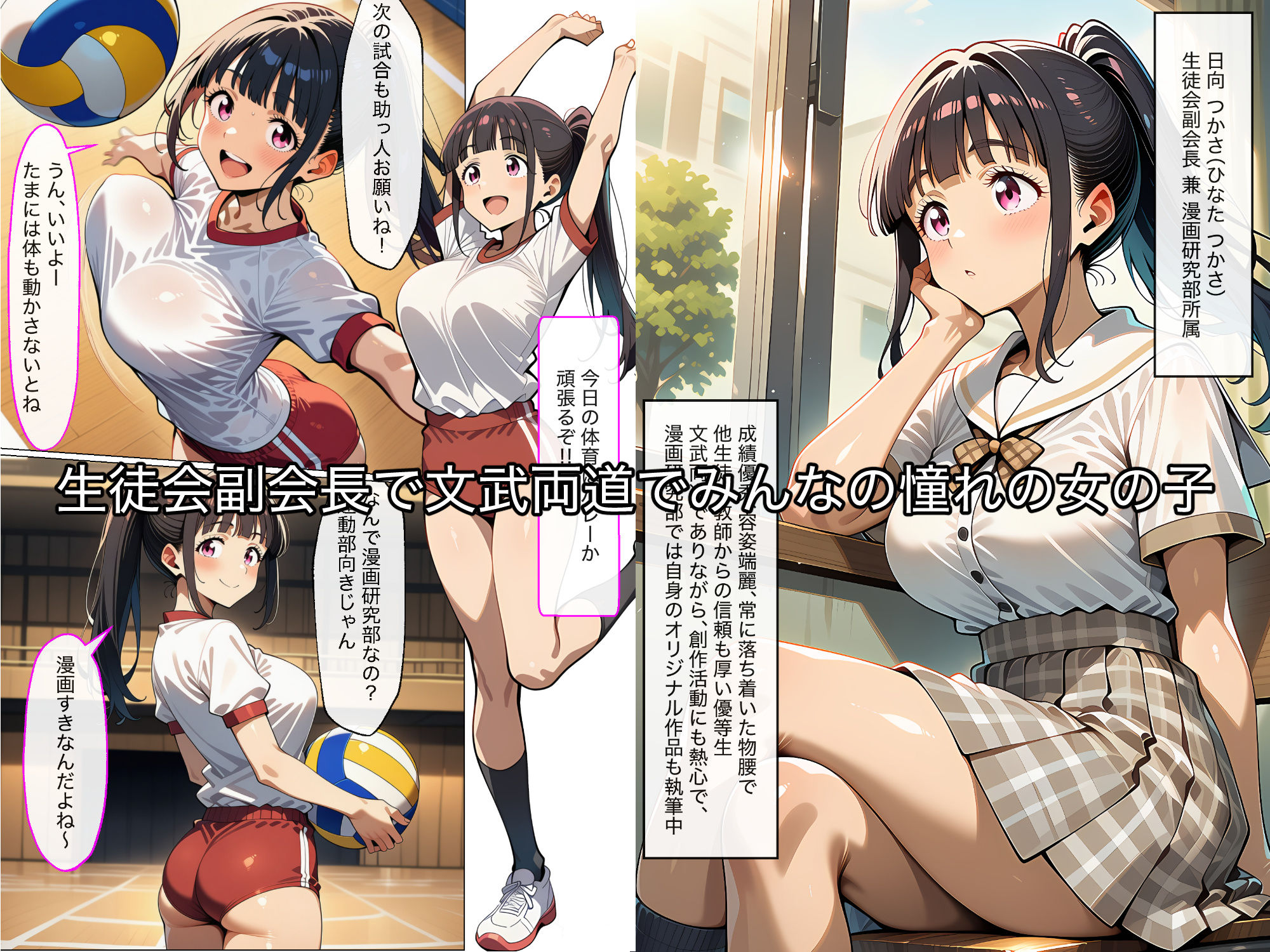 サンプル画像2:真面目でむっつりなオナニー狂の生徒会副会長を後輩デブオタの僕がちんぽ奴◯に堕とす話ーあの娘の秘密【生徒会副会長ちんぽ奴◯化】ー(おっくん・男の娘通信) [d_680913]