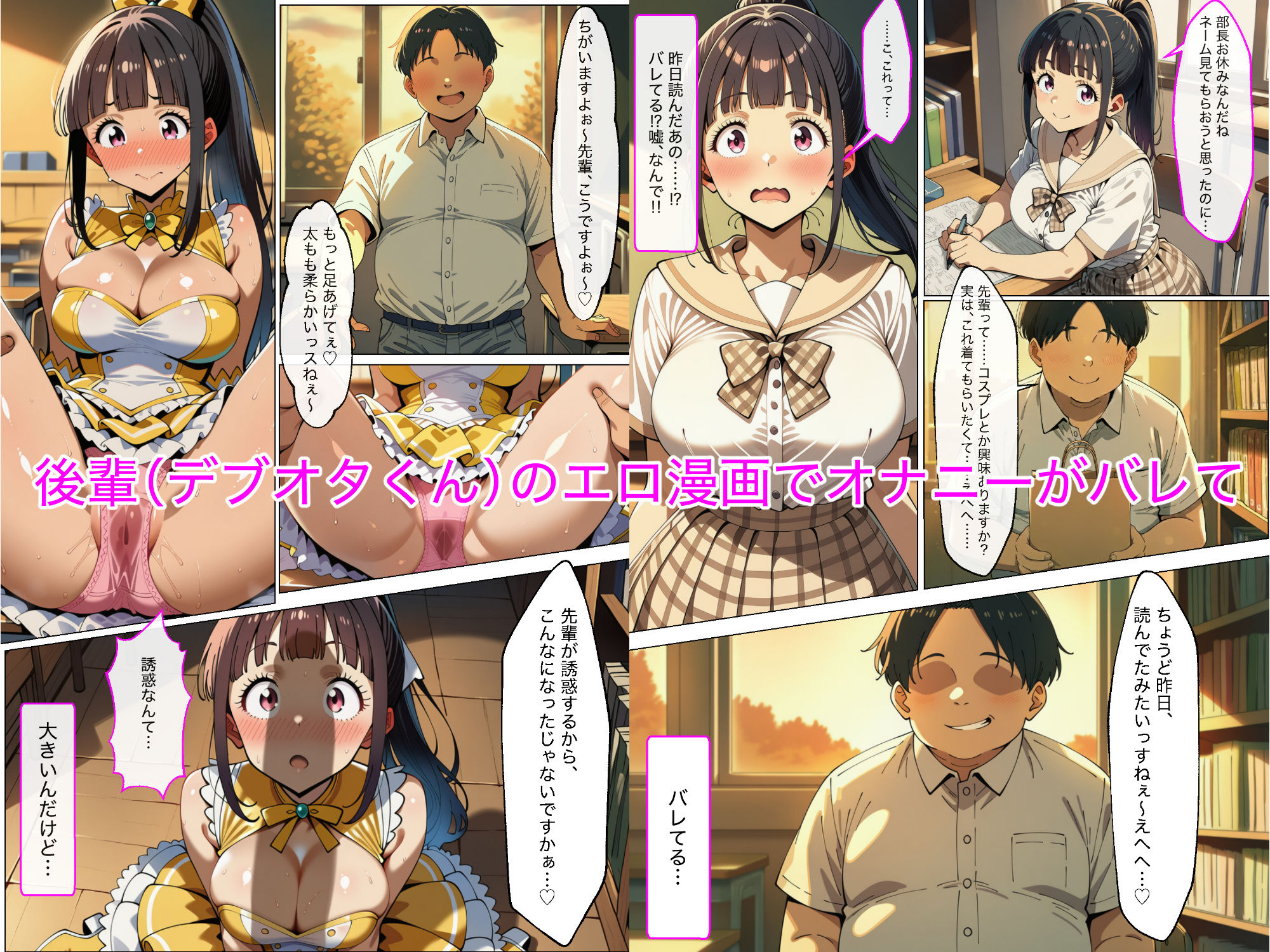 サンプル画像4:真面目でむっつりなオナニー狂の生徒会副会長を後輩デブオタの僕がちんぽ奴◯に堕とす話ーあの娘の秘密【生徒会副会長ちんぽ奴◯化】ー(おっくん・男の娘通信) [d_680913]