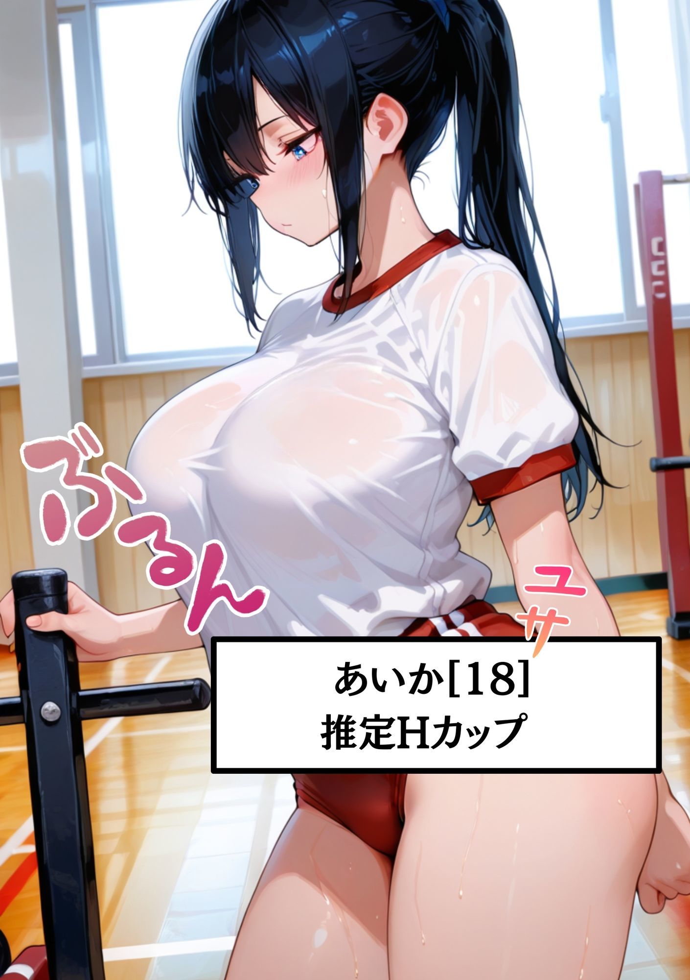 サンプル画像1:【同級生にレ●プした話】Hカップ痴女のあいか（18）体育の授業で男子同級生に犯●れる(白乳美もも先輩) [d_681240]